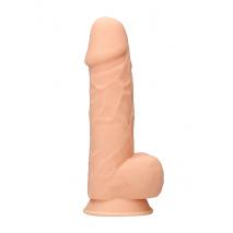 Shots Realrock Ultra 8 point 5 inch Silicone Dong with Balls Light Flesh REA076FLE 8714273522207 Detail