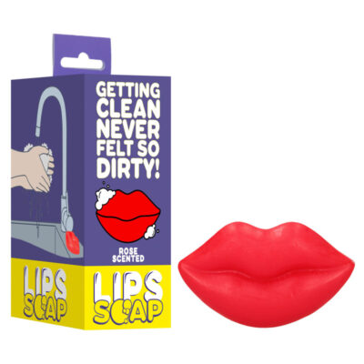 Shots Rose Scented Kiss Soap Lips Shaped Soap Red SLI196 7423522527535 Multiview