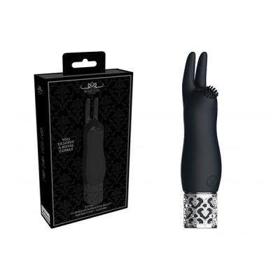 Shots Royal Gems Elegance Clitoral Bunny Vibrator Black ROY011BLK 7423522528594 Multiview