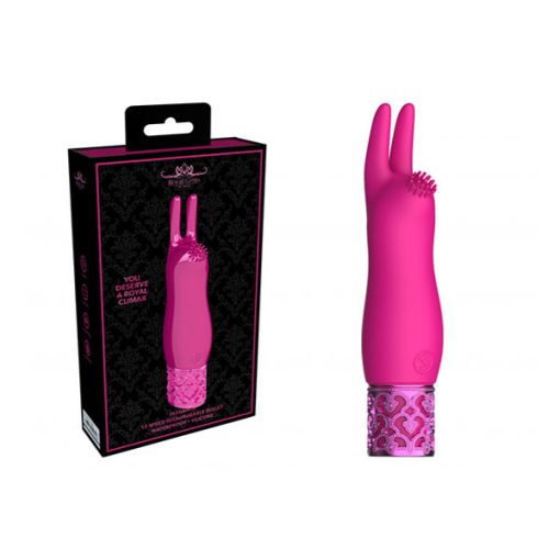 Shots Royal Gems Elegance Clitoral Bunny Vibrator Pink ROY011PNK 7423522529508 Multiview