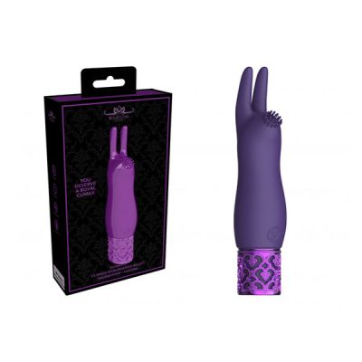 Shots Royal Gems Elegance Clitoral Bunny Vibrator Purple ROY011PUR 7423522529515 Multiview