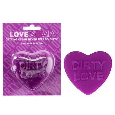 Shots S Line Novelty Heart Shaped Soap Dirty Love Lavender Scented Purple SLI197 7423522527559 Multiview