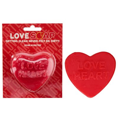 Shots S Line Novelty Heart Shaped Soap Rose Scented Red SLI199 7423522527573 Multiview
