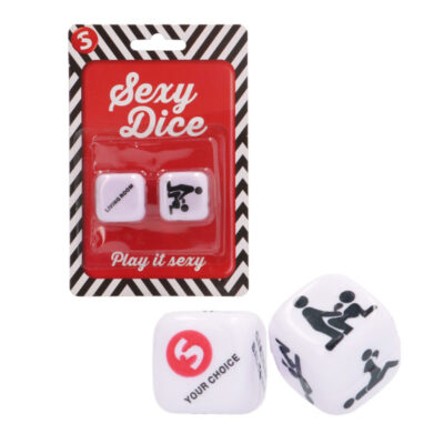 Shots Sexy Dice Couples Position Dice White SLI167 8714273302090 Multiview