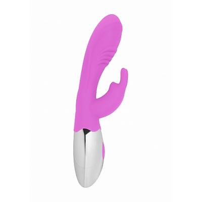 Shots Simplicity Searle Rabbit Vibrator Pink SIM060PNK 8714273933102 Side Detail