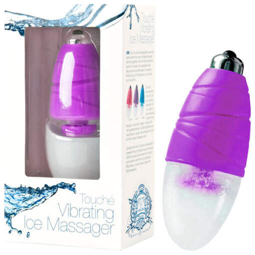 Shots Toys Touche Ice Massager Large Purple TIBPUR