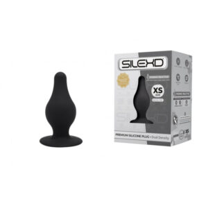 SilexD Model 2 Silicone Butt Plug XS Extra Small Black SILMOD2XS 8433345230597 Multiview