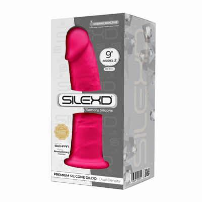 SilexD Thermoreactive Silicone Model 2 9 Inch Dong Hot Pink 220512 8433345220512 Boxview