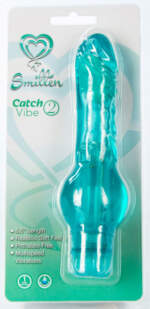 Smitten Catch Vibe 2 Penis Vibrator 5 Inch Teal DS912 15 752830478381 Boxview