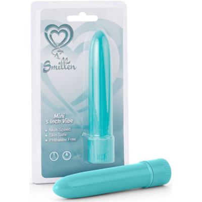 Smitten Mini 5 Inch Smoothie Vibrator Teal DS903 15 019962494031 Multiview