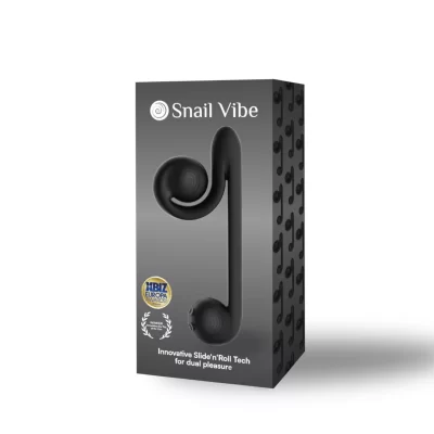 Spiritus Co Snail Vibe Dual Motor G Spot and Clitoral Dual Stimulator Black SN1BLK 8720615764327 Boxview