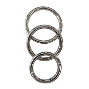 Sportsheets Manbound Metal Cock Ring 3 Pack SS95018 646709950187