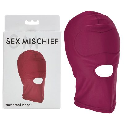 Sportsheets Sex and Mischief Enchanted Hood Open Mouth Hood Maroon Red SS09802 646709098025 Multiview