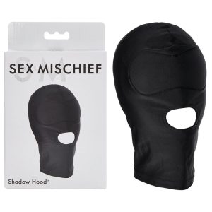 Sportsheets Sex and Mischief Shadow Hood Open Mouth Hood Black SS09916 646709099169 Multiview
