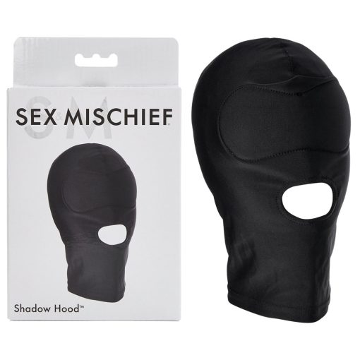 Sportsheets Sex and Mischief Shadow Hood Open Mouth Hood Black SS09916 646709099169 Multiview