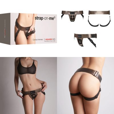 Strap On Me Curious Strap On Harness Bronze 6016053 3700436016053 Multiview