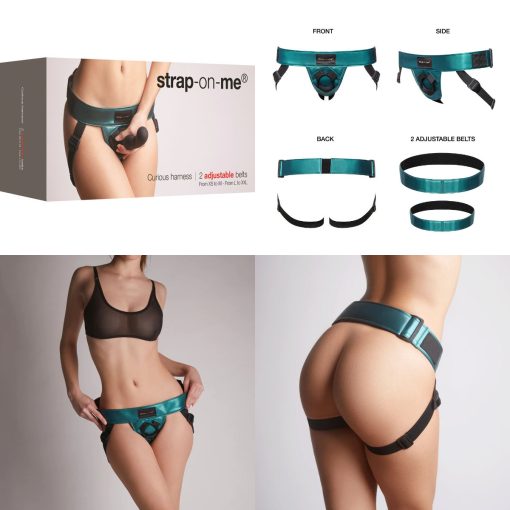 Strap On Me Curious Strap On Harness Emerald Green 6017623 3700436017623 Multiview