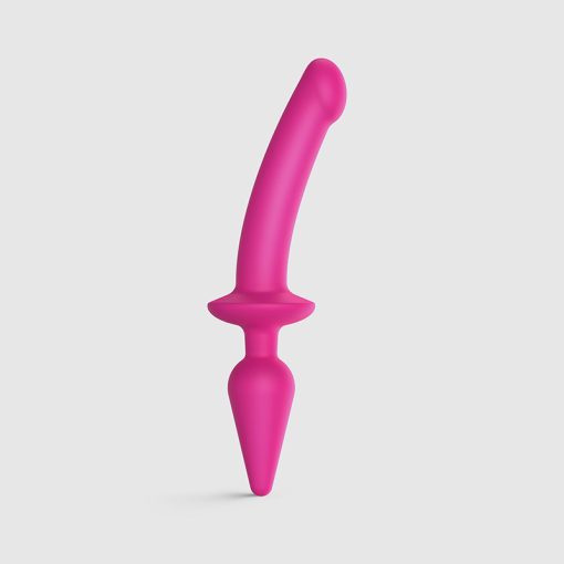 Strap On Me Hybrid Collection Switch Plug In Dildo Semi Realistic Large Pink 6017067 3700436017067 Detail