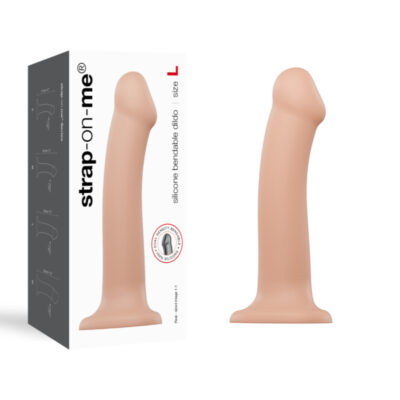 Strap On Me Silicone Bendable Dildo Large Light Flesh 6013113 3700436013113 Multiview