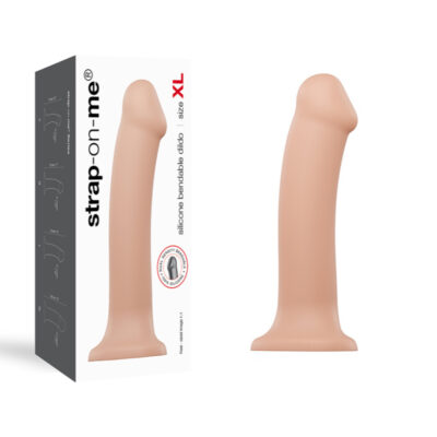 Strap On Me Silicone Bendable Dildo XL Light Flesh 6013120 3700436013120 Multiview