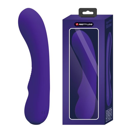 Super Soft Silicone Matt G Spot Vibrator Purple BI 014667 3 6959532334807 Multiview