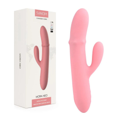 Svakom – “Mora Neo” Interactive Vibrating Rabbit With Thrusting Beads (Peachy Pink)