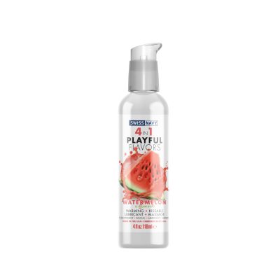 Swiss Navy 4 in 1 Playful Flavours Watermelon Lubricant 118ml 00712 699439007126 Detail