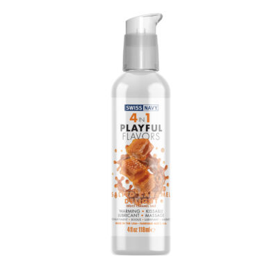 Swiss Navy 4 in 1 Salted Caramel Flavoured Water based Lubricant 118ml SN4N1FSCD4 699439006259 Detail