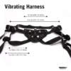 Tantus Bend Over Intermediate Strap On Kit 2 Dildos and Harness Black TANT 004 022 830539004022 Harness Detail