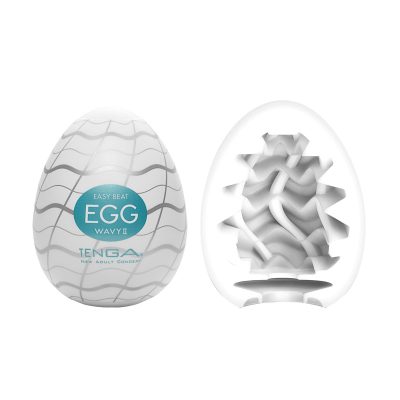 Tenga Easy Beat Egg Wavy II Stroker Egg TENGEGG013 4560220556481 Multiview