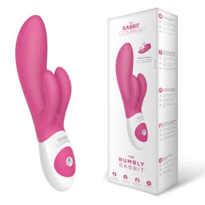 The Rabbit Company The Rumbly Rabbit Hot Pink TRC029HP 4890808240915 Multiview