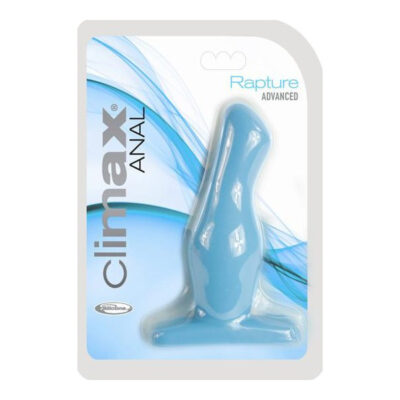 Topco Climax Rapture Advanced Silicone Anal Plug Blue 1070185 051021701858 Boxview