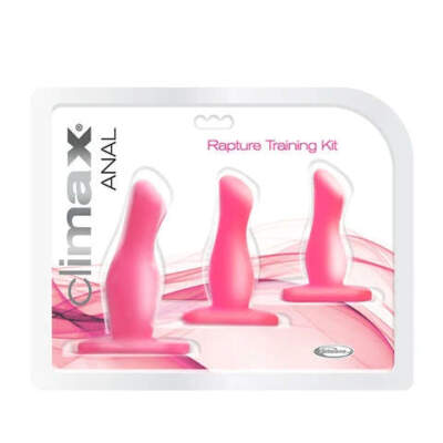 Topco Climax Rapture Anal Training Kit 3 Pc Pink 1070204 051021702046 Boxview