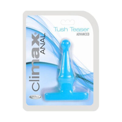 Topco Climax Tush Teaser Advanced Silicone Anal Plug Blue 1070182 051021701827 Boxview