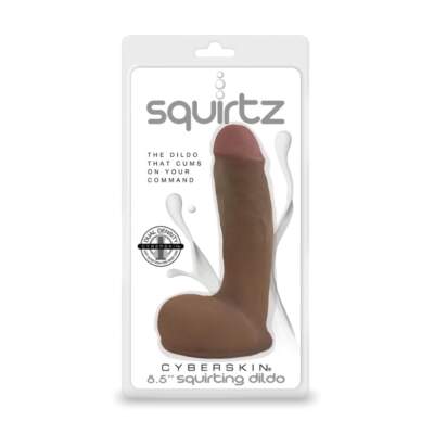 Topco Squirtz 8.5 inch Squirting Dong Brown 1115206 788866152063
