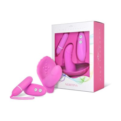 Vibe Therapy Neritina Wireless Remote Bullet Vibrator with Sleeve Pink RW03R4F102R4 6946689006305 Multiview