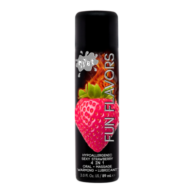 WET Fun Flavors Sexy Strawberry Flavoured Warming Lubricant 89ml 20423 716222204231 Detail
