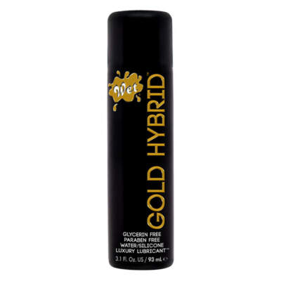 WET Gold Hybrid Silicone Waterbased Lubricant 93ml 716222272049 Detail