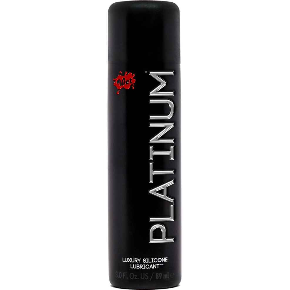 WET Platinum Silicone Lubricant 89ml 716222207003 Boxview