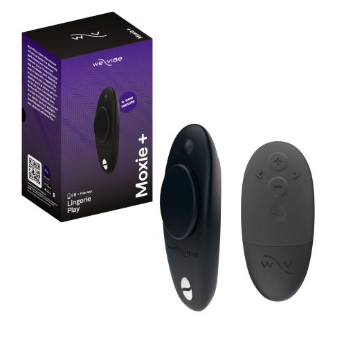 We Vibe Moxie+ Smartphone App Enabled Remote Wearable Panty Vibrator Black SNXM2SG9 4251460616782 Multiview