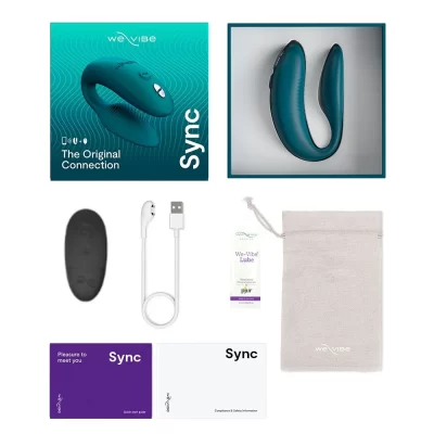 We Vibe Sync Generation 2 Smartphone App Enabled Couples Vibrator Green SNSY2SG8 4251460619332 Contents Detail