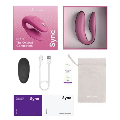 We Vibe Sync Generation 2 Smartphone App Enabled Couples Vibrator Pink SNSY2SG7 4251460619349 Contents Detail
