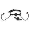 Whipsmart Diamond Collection Ball Gag with Nipple Clamps Black WS1003BLK 848416005765 Detail