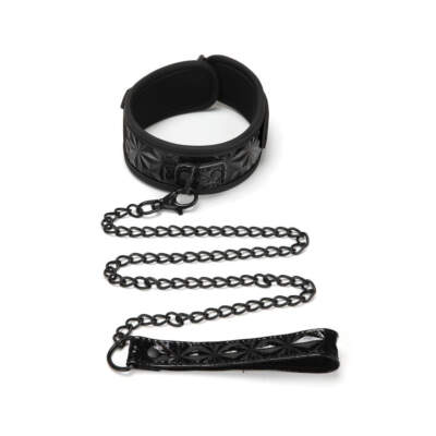 Whipsmart Diamond Collection Collar and Leash Black WS1002BLK 848416005703 Detail