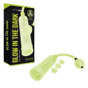 Whipsmart Glow in the Dark Collection Penis Pump Glow Green WS1053 848416010349 Multiview