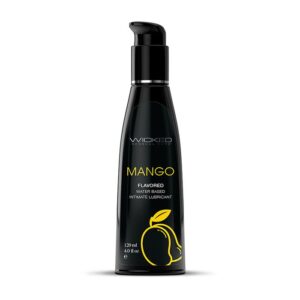 Wicked Aqua Mango flavoured water based lubricant 120ml 713079904642 Detail