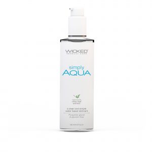 Wicked Simply Aqua Water Based Lubricant 120ml 713079911046 Detail