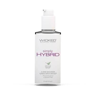 Wicked Simply Hybrid Lubricant 70ml 713079912029 Boxview