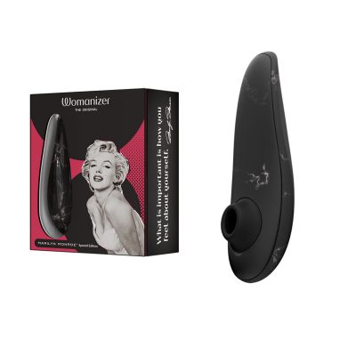Womanizer Classic 2 Marylin Monroe Special Edition Pleasure Air Clitoral Stimulator Black Marble WZ222SGZ 4251460618779 Multiview