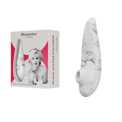 Womanizer Classic 2 Marylin Monroe Special Edition Pleasure Air Clitoral Stimulator White Marble WZ222SG2 4251460618786 Multiview
